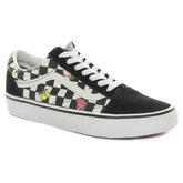 Vans Old Skool Fruit Checkerboard Donna Nero Bianco | NonSoloSport