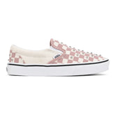 Sneakers Donna Vans Classic Slip-On Rosa Bianco | NonSoloSport