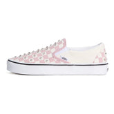 Sneakers Donna Vans Classic Slip-On Rosa Bianco | NonSoloSport