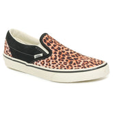 Sneakers Donna Vans Classic Slip-On Leopard Nero | NonSoloSport