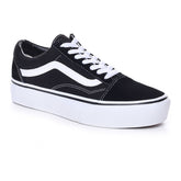 Vans Old Skool Platform Donna Black White | NonSoloSport