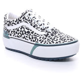 Vans Old Skool Stacked Uv Ink Donna Bianco Leopard | NonSoloSport