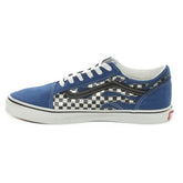Vans Old Skool Reflect Check Flame Bambino Blu | NonSoloSport