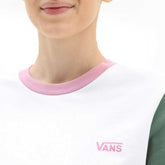 Vans T-Shirt Colorblock Donna Bianco | NonSoloSport