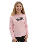 Vans T-Shirt Flying Logo Bambino Rosa | NonSoloSport