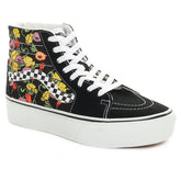 Sneakers Vans Ua Sk8-Hi Platform 2.0 Poppy Checkerboard Nero | NonSoloSport