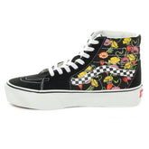 Sneakers Vans Ua Sk8-Hi Platform 2.0 Poppy Checkerboard Nero | NonSoloSport