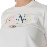 Vans T-Shirt Boxy Burn Slow Donna Bianco | NonSoloSport