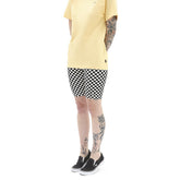 Vans Short Ciclista Checkboard Donna Bianco Nero | NonSoloSport