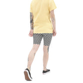 Vans Short Ciclista Checkboard Donna Bianco Nero | NonSoloSport