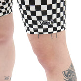 Vans Short Ciclista Checkboard Donna Bianco Nero | NonSoloSport