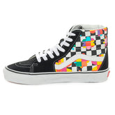 Vans Ua Sk8-Hi Floral Checkerboard Donna Nero | NonSoloSport