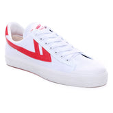 Warrior Sneaker Shanghai Wb-1 Canvas Uomo Bianco Rosso | NonSoloSport