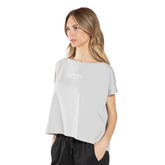T-Shirt Donna What's Shoulder Drop Treat Grigio | NonSoloSport