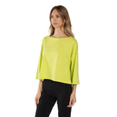 Maglia Donna What's Boxy Treat Lime | NonSoloSport