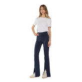 Pantalone Donna What's Jazz Front Split Treat Blu | NonSoloSport