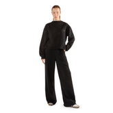 Pantalone Donna What's Wide Glamour Nero | NonSoloSport