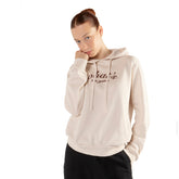 Felpa Donna What's Glamour Avorio Bordeaux | NonSoloSport