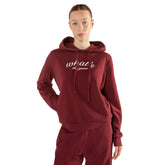 Felpa Donna What's Glamour Bordeaux | NonSoloSport