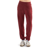 Pantalone Jogger Donna What's Glamour Bordeaux | NonSoloSport