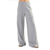 Pantalone Donna What's Wide Piping Grigio | NonSoloSport