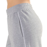 Pantalone Donna What's Wide Piping Grigio | NonSoloSport