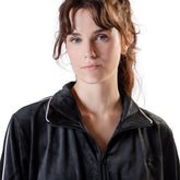 Felpa Donna What's Ciniglia Nero | NonSoloSport