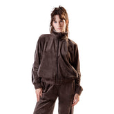 Felpa Donna What's Ciniglia Marrone | NonSoloSport