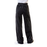 Pantalone Donna What's Wide Ciniglia Nero | NonSoloSport
