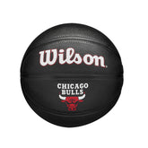 Pallone Basket Mini Wilson NBA Team Tribute Chicago Bulls Nero | NonSoloSport