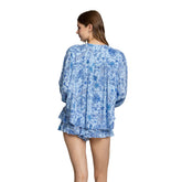 Blusa Donna 4Giveness Antibes Azzurro | NonSoloSport