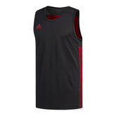 adidas Canotta 3G Spee Reversibile Jersey Uomo Nero Rosso | NonSoloSport