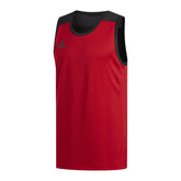 adidas Canotta 3G Spee Reversibile Jersey Uomo Nero Rosso | NonSoloSport