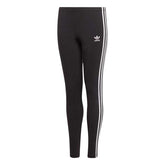 Adidas Leggings 3 Stripes Junior Nero Bianco | NonSoloSport
