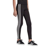 Adidas Leggings 3 Stripes Junior Nero Bianco | NonSoloSport