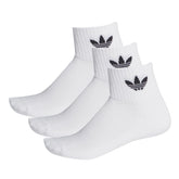 adidas Calze Mid Ankle 3 Paia Bianco Nero | NonSoloSport