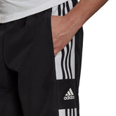 adidas Pantaloncino Squad 21 Downtime Uomo Nero Bianco | NonSoloSport