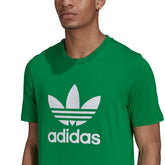 Adidas T-Shirt Adicolor Classics Trefoil Uomo Verde | NonSoloSport