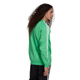 Adidas Felpa Adicolor 3 Stripes Crew Uomo Verde | NonSoloSport