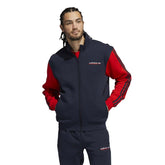 adidas Giacca SPRT Firebird Fleece Uomo Blu Rosso | NonSoloSport