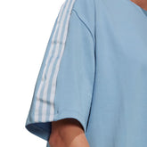 adidas T-Shirt Adicolor Classics Satin Tape Donna Celeste | NonSoloSport