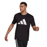 Adidas T-Shirt Sportswear Future Icons Uomo Nero Bianco | NonSoloSport