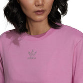 adidas T-Shirt 2000 Luxe Cropped Donna Rosa | NonSoloSport