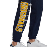 adidas Pantaloni Script Collegiate Uomo Blu Giallo | NonSoloSport