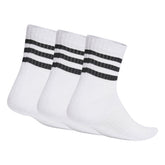 Calzino adidas 3Stripes Spw Mid 3Pezzi Bianco | NonSoloSport