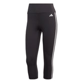 Leggings Donna Adidas 3/4 Train Essentials 3 Stripes Nero | NonSoloSport