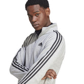 adidas Tuta Basic 3 Stripes Uomo Grigio Nero | NonSoloSport