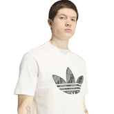 T-Shirt Uomo Adidas Trefoil Monogram Bianco | NonSoloSport