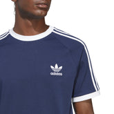 adidas T-Shirt adicolor Classics 3 Stripes Uomo Blu | NonSoloSport