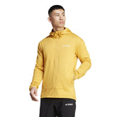 adidas Giacca Terrex Xperior Light Fleece Hooded Uomo Giallo | NonSoloSport